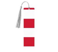 Flag of Monaco Printing Personalized Wooden Bookmark,Cute Multi Functional Bookmark Meaningful Gift for Book Lovers