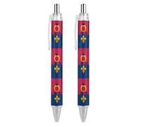 Flag of Montgomery County Maryland Ballpoint Pen 0.5mm Long Lasting And Consistent Black Ink Flow for Office Work Gift