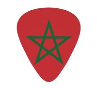 Flag Of Morocco Guitar Picks Plectrums For Guitar Bass 12 Pack