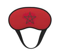 Flag of Morocco Sleep Mask 100% Light Blocking Eye Mask for Sleeping, Sleep Mask for Unisex for Travel/Nap