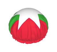 Flag Of Myanmar Hair Cap For Shower, Waterproof Hair Shower Caps For Long Hair, Non-Slip Cute Shower Cap