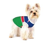 Flag of Namibia Full Print Cotton Pet Vest M Dog Cat Clothes Soft Elastic Breathable Pullover Pet