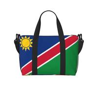 Flag of Namibia Travel Duffle Bag-Lightweight Carry On Weekender for Men Women, Waterproof Overnight Bag for Gym Weekend Trips