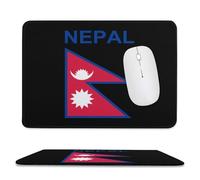 Flag of Nepal Mouse Pad Waterproof Ultra-Thin Non-Slip Rubber Base Square Mouse Mat Gaming Mousepad 7.9"x9.4"