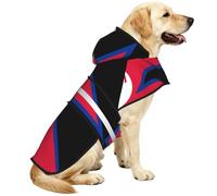 Flag of Nepal Print Dog Raincoats with Reflective Hooded,Portable Pet Poncho Jacket,for Small,Medium,Large M Puppies