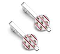 Flag of New California Republic Novelty Tie Clips for Men Trendy Necktie Bar Pins Holder Wedding Birthday Gift