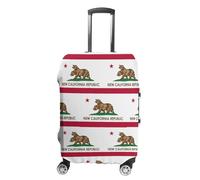 Flag of New California Republic Trendy Suitcase Covers Unisex Luggage Cover Protector Fit 19 to 32 Inch Travel Lover XL