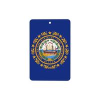 Flag Of New Hampshire Car Air Fresheners Cards - 6 Pieces,Cardstock Scented Decor For Cars,Bedrooms, Closets