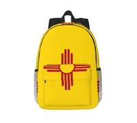 Flag of New Mexico Laptop Backpack-Lightweight 15 Inch Travel Daypack | Water Resistant Ergonomic. Padded Straps. Fits 15in Laptop.