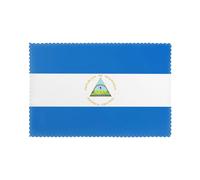 Flag of Nicaragua Placemats for Dining Table Set of 6 - Waterproof - Wipe Clean - Heat Resistant - Anti Slip Dining Table Place Mats, Suitable for Indoor & Outdoor Use, 18’’Ã-12’’
