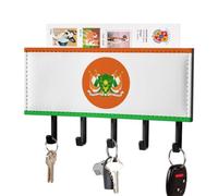 Flag of Niger National Emblem Key Holder Hanger Rack Mail Organizer