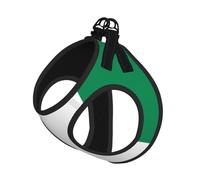 Flag of Nigeria Dog Harness - Equipped with Reflective Straps and Quick Release Buckles - Suitable for Small Cats and Dogs