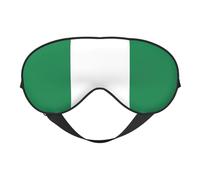 Flag of Nigeria Double Sided Sleep Mask Soft Comfortable Light Blocking Eye Cover for Night Rest