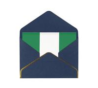 Flag Of Nigeria Greetings Romantic Card With Envelopes, Send To A Close Friend,Phnom Penh Pearl Paper Greeting Card