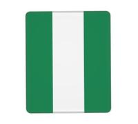 Flag Of Nigeria Mouse Pad With Anti-Fray Stitching, Non-Slip Rubber Base Computer Mouse Pads For Wireless Mouse