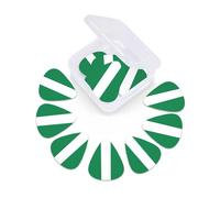 Flag of Nigeria print Guitar Picks 12 Pack, Mixed (0.46-0.96mm) with Storage Case for Guitar,ukulele