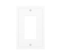 Flag of Nigeria Unbreakable Polycarbonate Switch Plate-Modern 1 Gang Light Cover for Home Office with Matching Screws