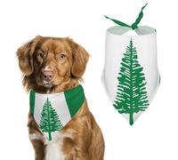 Flag of Norfolk Island Dog Bandana Pet Scarf for Small Medium Large Dogs Triangle Bibs Photo Prop Gift