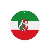 Flag Of North Rhine-Westphalia Car Air Fresheners Cards - 6 Pieces,Cardstock Scented Decor For Cars,Bedrooms, Closets
