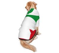 Flag of North Rhine-Westphalia Dog Hoodie for Medium and Large Dogs – Soft Polyester Pet Clothes, Suitable for All Seasons
