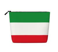 Flag of North Rhine-Westphalia Faux Linen Makeup Pouch-Lightweight Travel Case