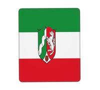 Flag of North Rhine Westphalia Gaming Mouse Pad, Full-Print Design with 3mm Rubber Base, Ergonomic and Durable for Office, Gaming, and Study