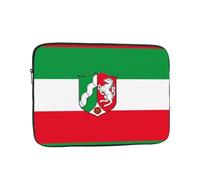 Flag Of North Rhine-Westphalia Patterned Laptop Sleeve Bag, 10 Inch Shockproof Slim Laptop Bag Briefcase Carrying Laptop Cover