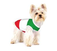 Flag of North Rhine-Westphalia Small Cotton Dog Vest Breathable Adjustable Pet T Shirt for Small Dogs Cats - Full Print Summer Puppy Clothes
