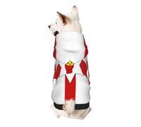 Flag of Northern Ireland Dog Hoodie â€“ Soft & Breathable Polyester Pet Clothes for Small, Medium, and Large Dogs