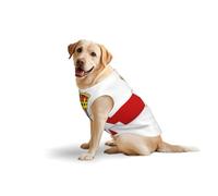 Flag of Northern Ireland Dog Pure Cotton Tshirts for Medium & Large Dogs,Breathable Stretchy Tank Top Sleeveless Vest Tee Shirt