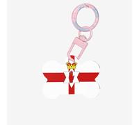 Flag of Northern Ireland Dog Tags for Pets,Bone-Shaped Acrylic Pet ID Tags,Perfect for Small to Large Dogs and Cats,Cute & Functional