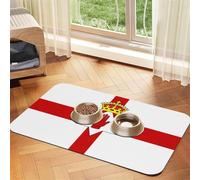 Flag of Northern Ireland Pet Feeding Mat-Waterproof & Non-Slip Dog and Cat Food Mat-No Stains Quick Dry Dog Water Dispenser Mat