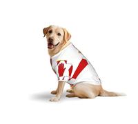 Flag of Northern Ireland Print Breathable Dog Tshirt for Medium Large Breed