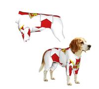Flag of Northern Ireland Print Dog Clothes - 4 Legs Jumpsuit Sweatshirt for Small Medium Large Dogs Cats
