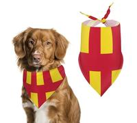 Flag of Northumberland Dog Bandanas Puppy Triangle Kerchief Cat Scarfs Washable Bibs Pet Gifts