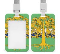 Flag of Nottinghamshire County Council ID Badge Holder Name Card Holders Photocard Case with Lanyard for Teacher Nurse Office