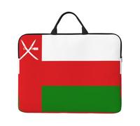 Flag of Oman Patterned Laptop Sleeve Bag, 17 Inch Shockproof Laptop Sleeve, Slim Laptop Bag