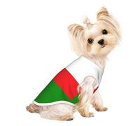 Flag of Oman Pet Breathable Sleeveless T-shirt M for Small Dogs and Cats, Soft, Comfortable, Stylish