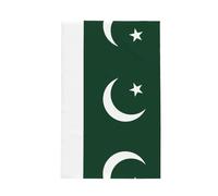 Flag of Pakistan Absorbent Quick Dry Cleaning Tea Towel (26 * 16 Inch), Ultra Soft Kitchen Towel, Reusable Waffle Cleaning Towel