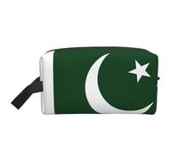 Flag of Pakistan Print Toiletry Bag for Men Travel Toiletry Bag, Spacious Capacity Cosmetic Bag for Women
