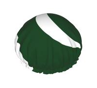 Flag Of Pakistan Shower Cap For Men Cap Women Reusable Waterproof Long Thick Hair Care Hair Short Kids Bath