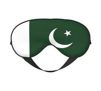 Flag of Pakistan Soft Eye Mask for Sleeping - Ideal for Women Men and Travel, Comfortable & Adjustable, Perfect for Indoor/Outdoor Use