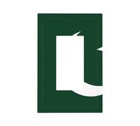 Flag of Pakistan Unbreakable Polycarbonate Switch Plate-Modern 1 Gang Light Cover for Home Office with Matching Screws