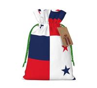 Flag Of Panama Christmas Bag Gifts Happy Halloween Snacks Hamper Drawstring Wedding Favor Packaging Party