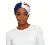 Flag of Panama Elastic Headscarf Hat - Soft Breathable Polyester Turban Non Slip Sleep Cap for Daily Use