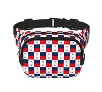 Flag of Panama Fanny Pack Belt Bag for Women and Men, Fashionable Waist Pack for Traveling, Hiking