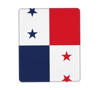 Flag Of Panama Mouse Pad With Anti-Fray Stitching, Non-Slip Rubber Base Computer Mouse Pads For Wireless Mouse