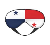 Flag of Panama Prints Double-Sided Eye Mask Adjustable Design Light-Blocking and Breathable Suitable for Rest and Travel.
