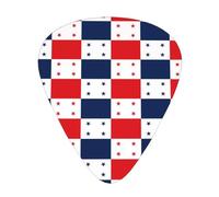 Flag of Panama Wear-resistant guitar picks, thin, medium, heavy, 12 pieces of guitar picks, suitable for guitar, bass, electric guitar, ukulele,