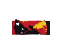 Flag of Papua New Guinea Print Baby Bows Headband, Skin-Friendly Hair Accessories Delicate Hairband for Newborns Infants Toddlers